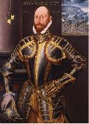 unknow artist Portrait of John Farnham, Gentleman-Pensioner to Elizabeth I of England china oil painting artist